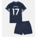 Tottenham Hotspur Cristian Romero #17 Babykleding Uitshirt Kinderen 2023-24 Korte Mouwen (+ korte broeken)